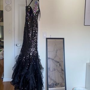Black Party Time Prom Dress